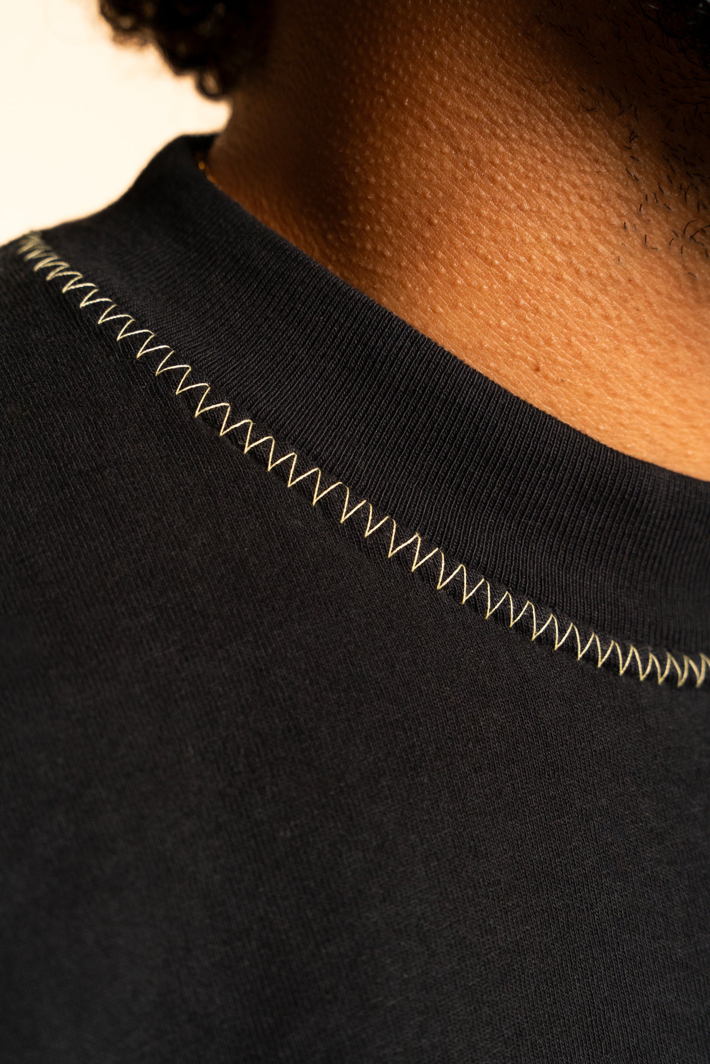 Black Cairo Stamp Tee