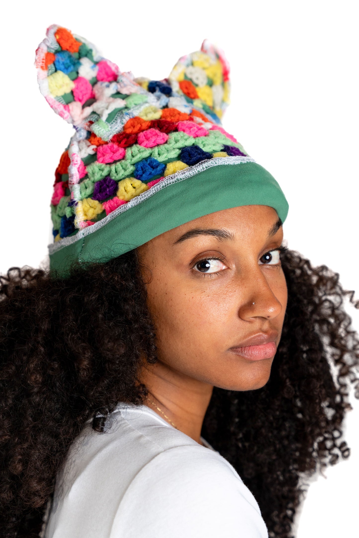 Afgan Knitted Bunny Beanie (yosemite)