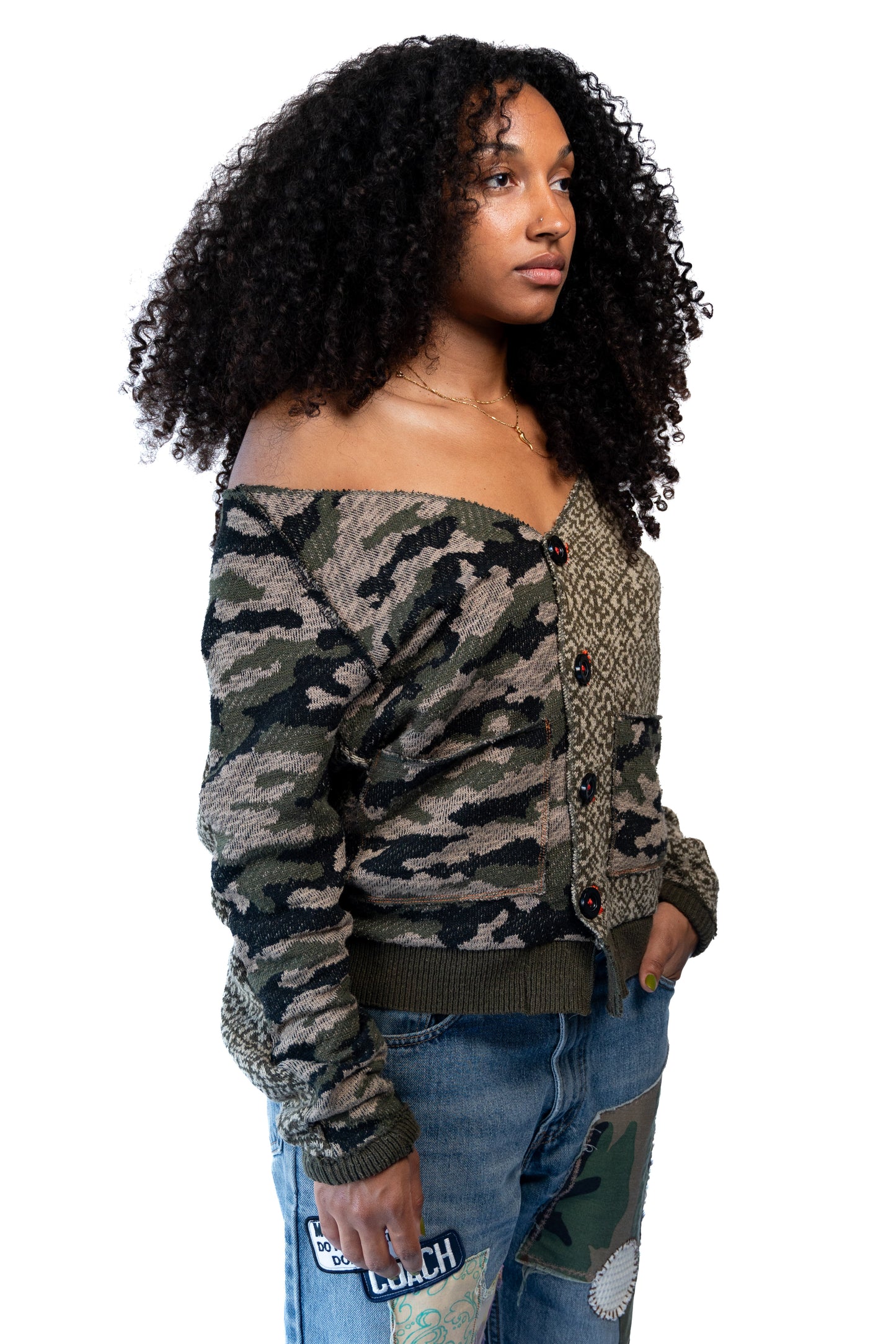 Camo Cardigan