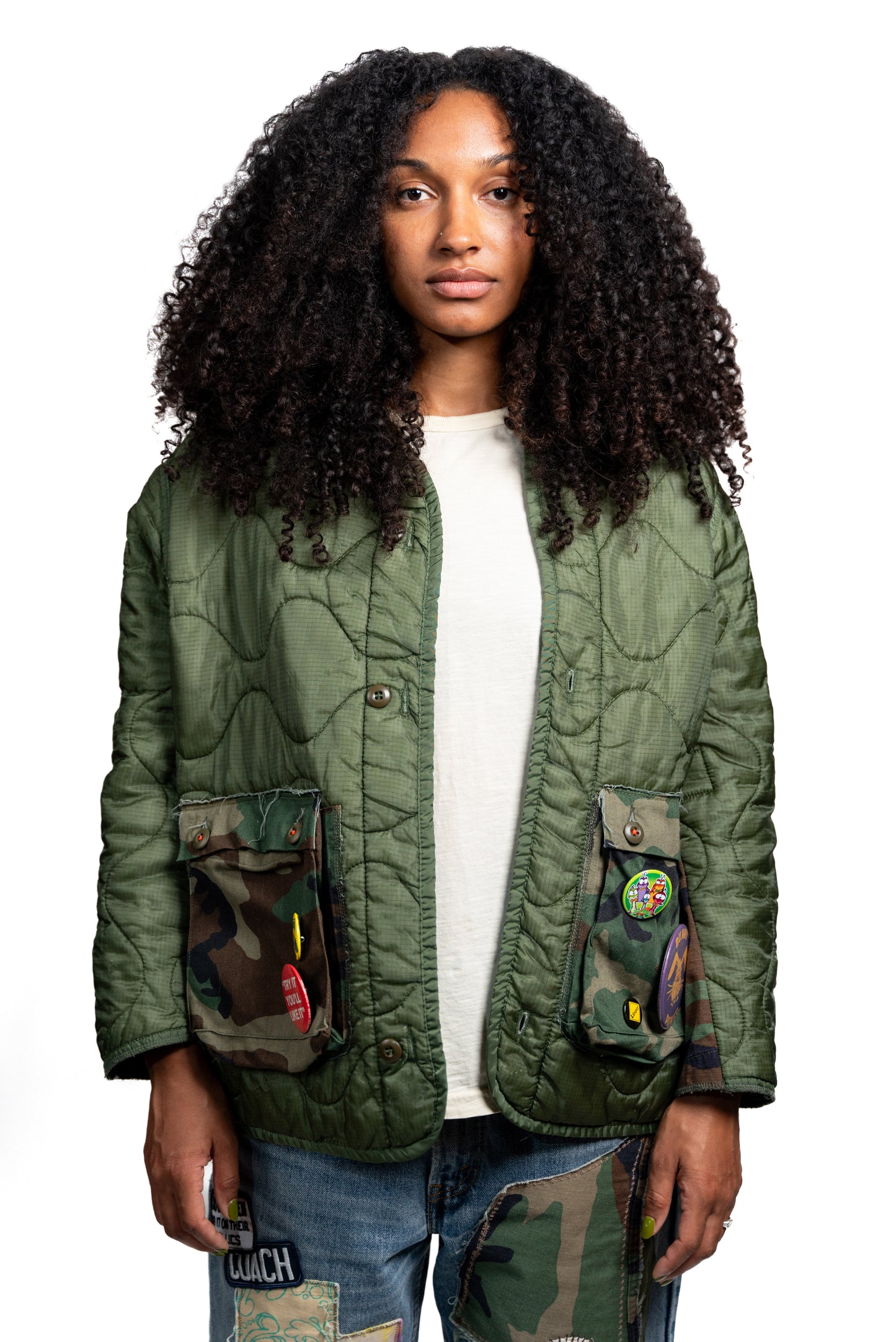 Camo Puffer Jacket