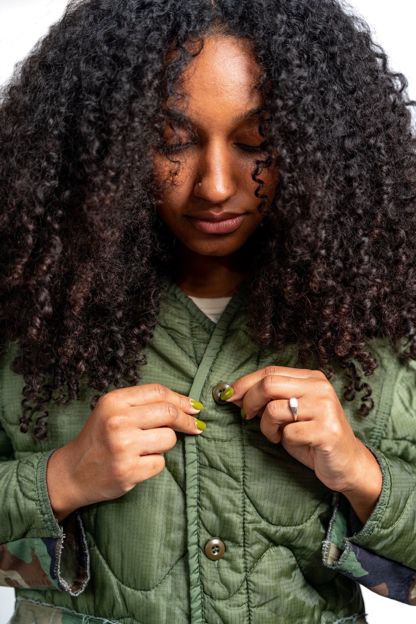 Camo Puffer Jacket