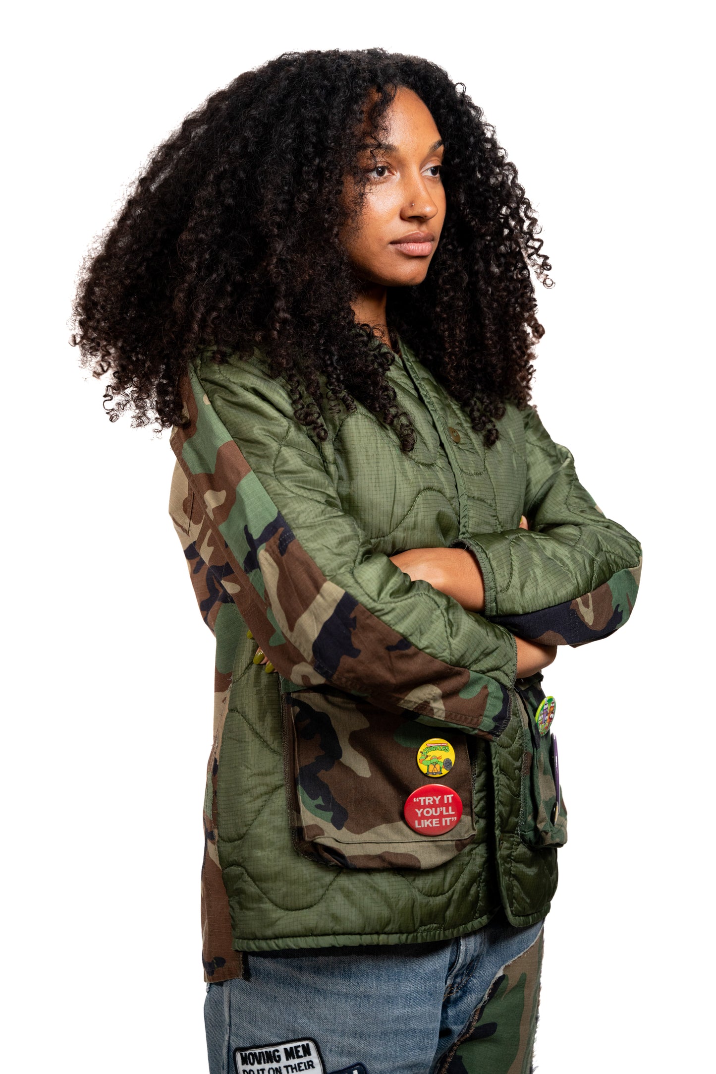 Camo Puffer Jacket