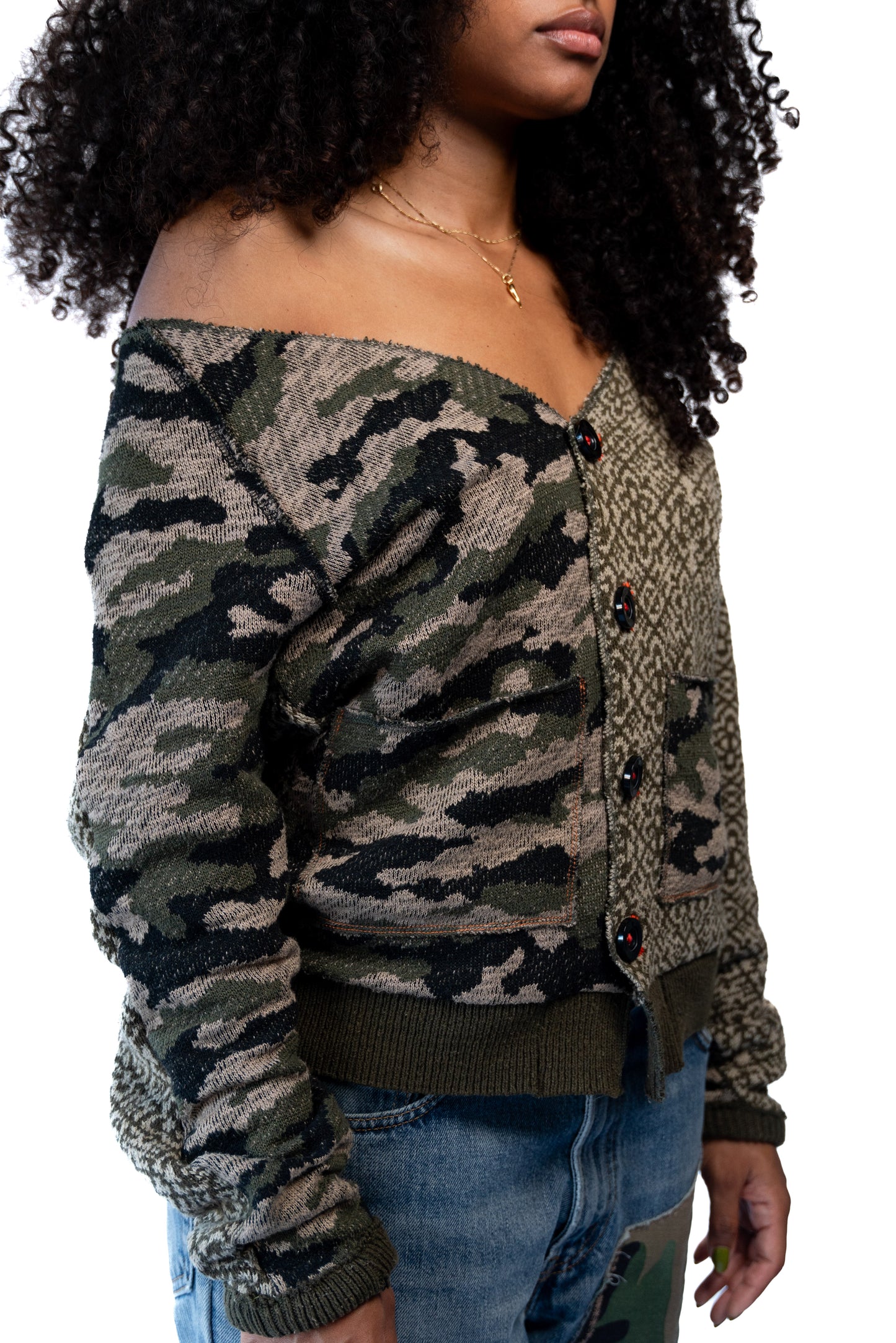 Camo Cardigan