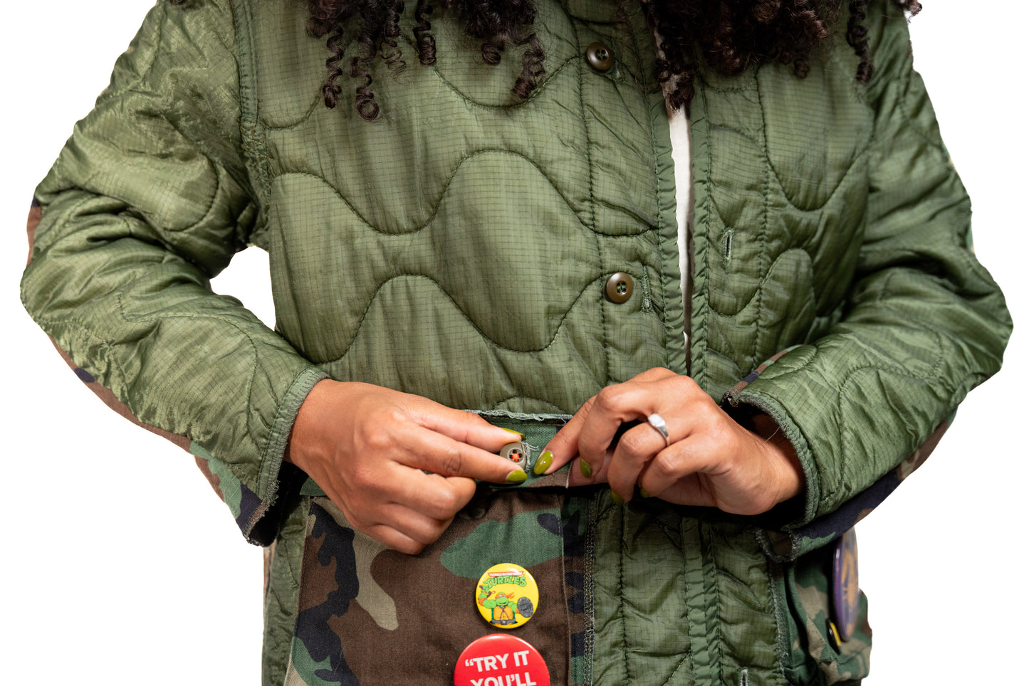 Camo Puffer Jacket