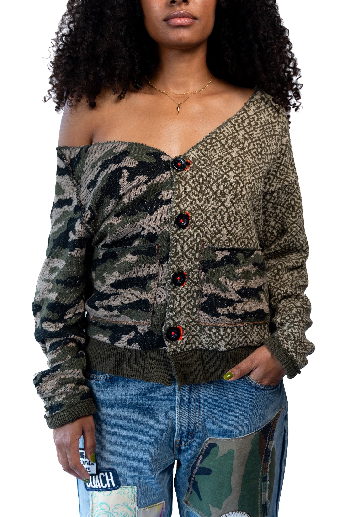 Camo Cardigan
