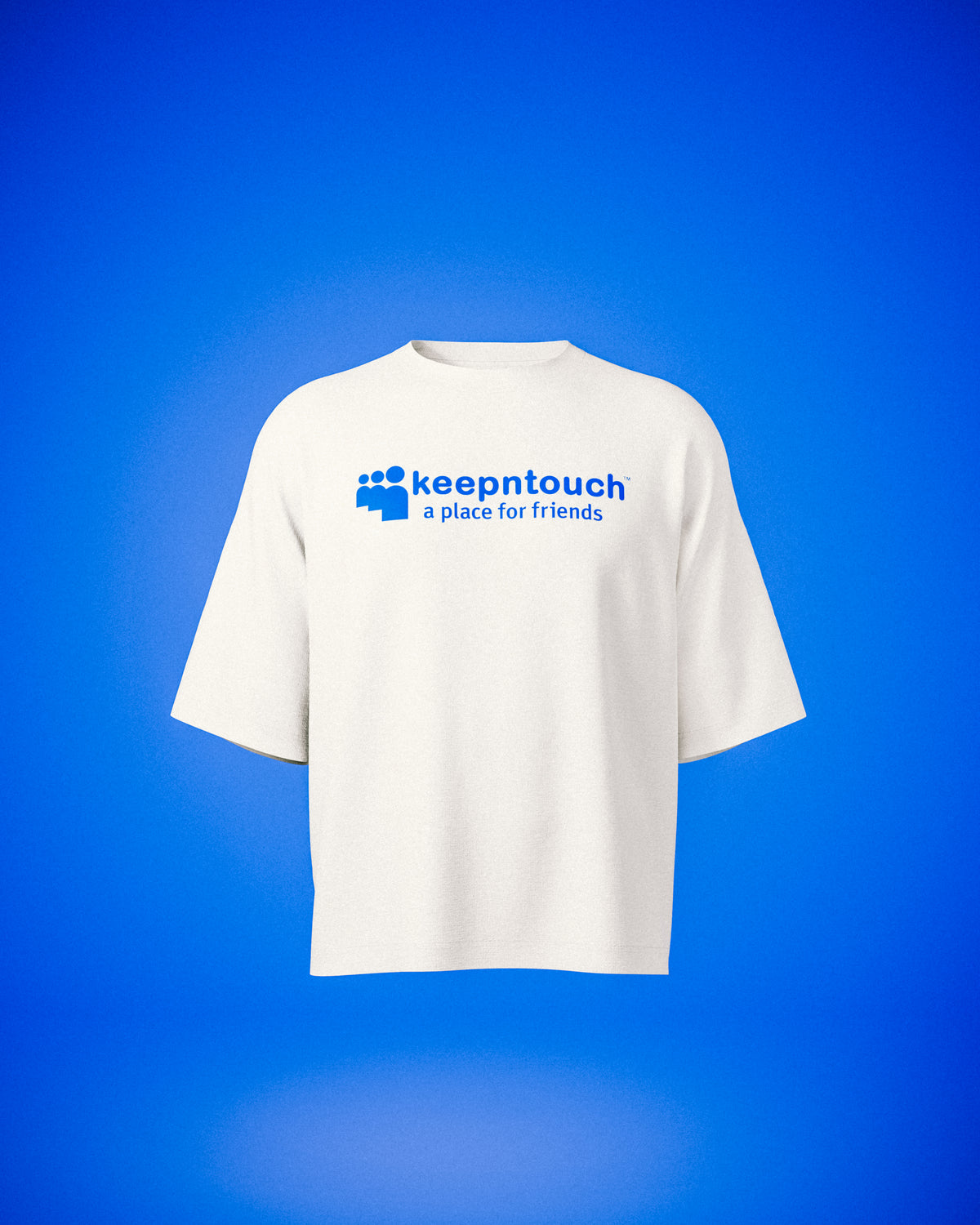 Keepntouch A Place for Friends T-Shirt (White)