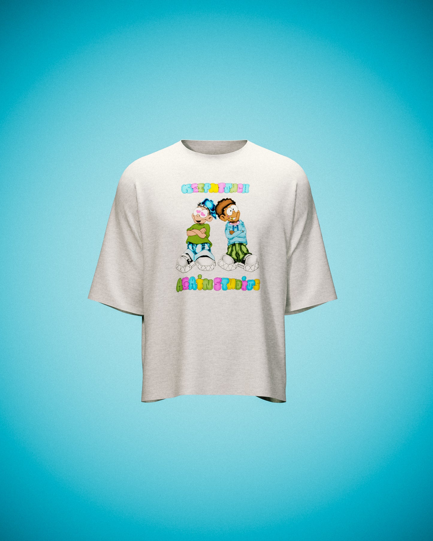 Again Studios X Keepntouch Collab T-Shirt (Heather Gray)
