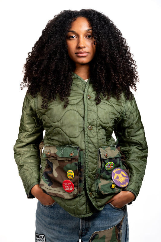 Camo Puffer Jacket