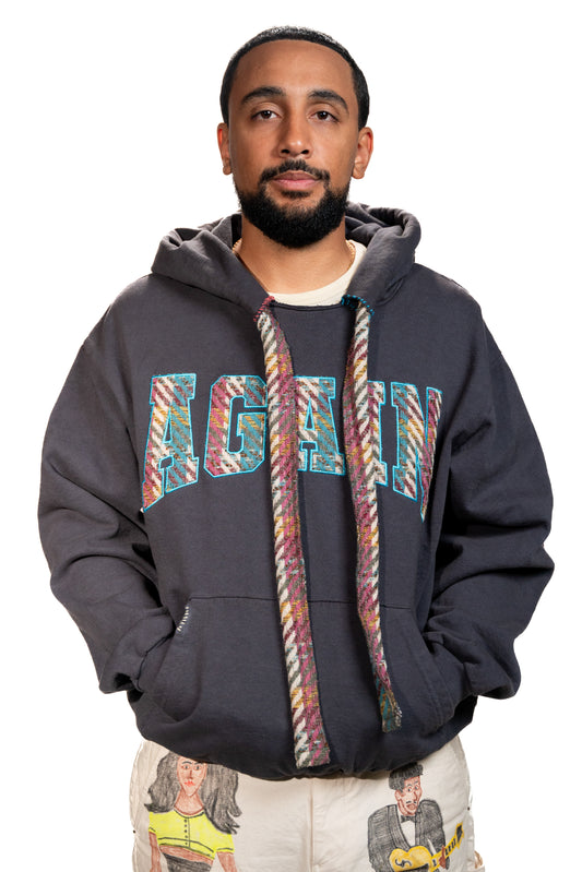 Remixed Charcoal Gray Hoodies