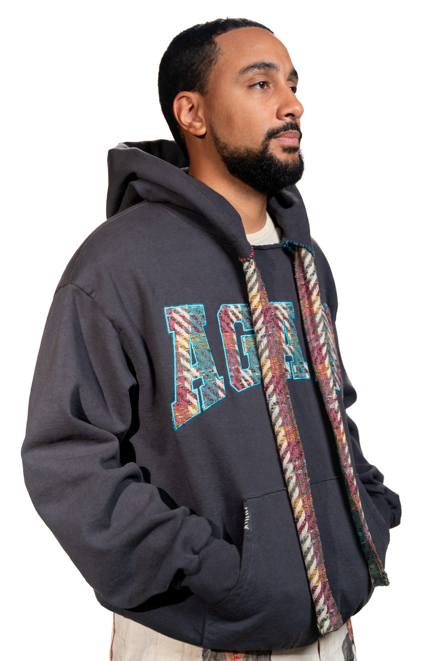 Remixed Charcoal Gray Hoodies