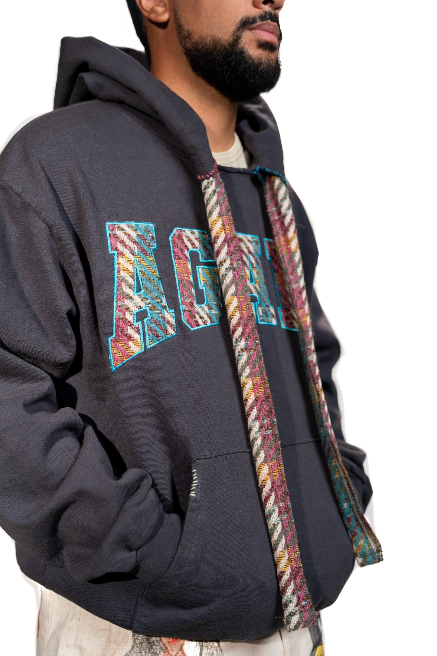 Remixed Charcoal Gray Hoodies