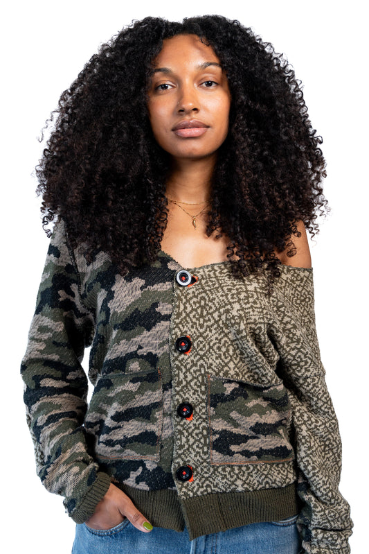 Camo Cardigan