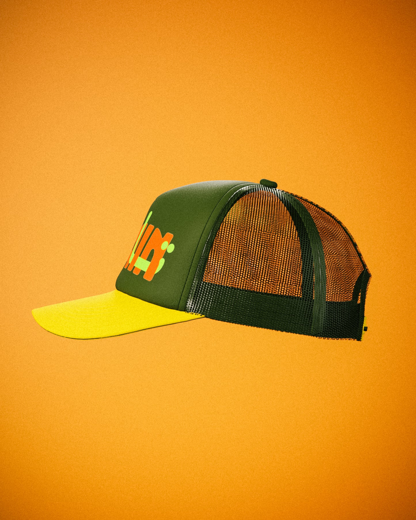 Olive Again Studios Two-Tone Trucker Hat